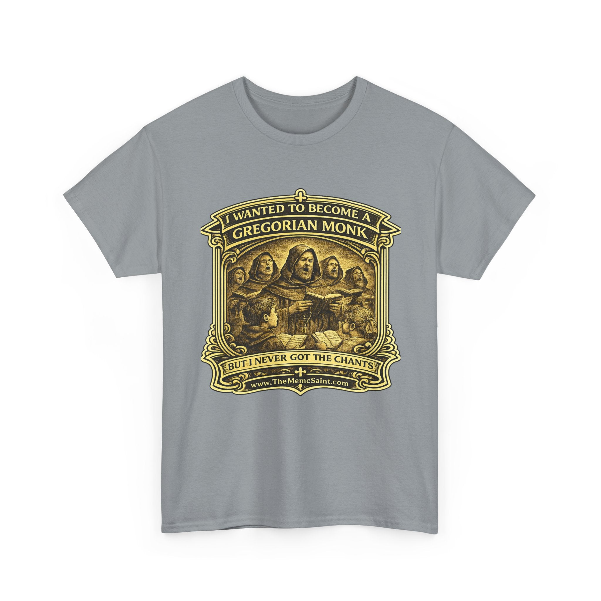"I Wanted to Become a Gregorian Monk… But I Never Got the Chants" Vintage Religious Tee