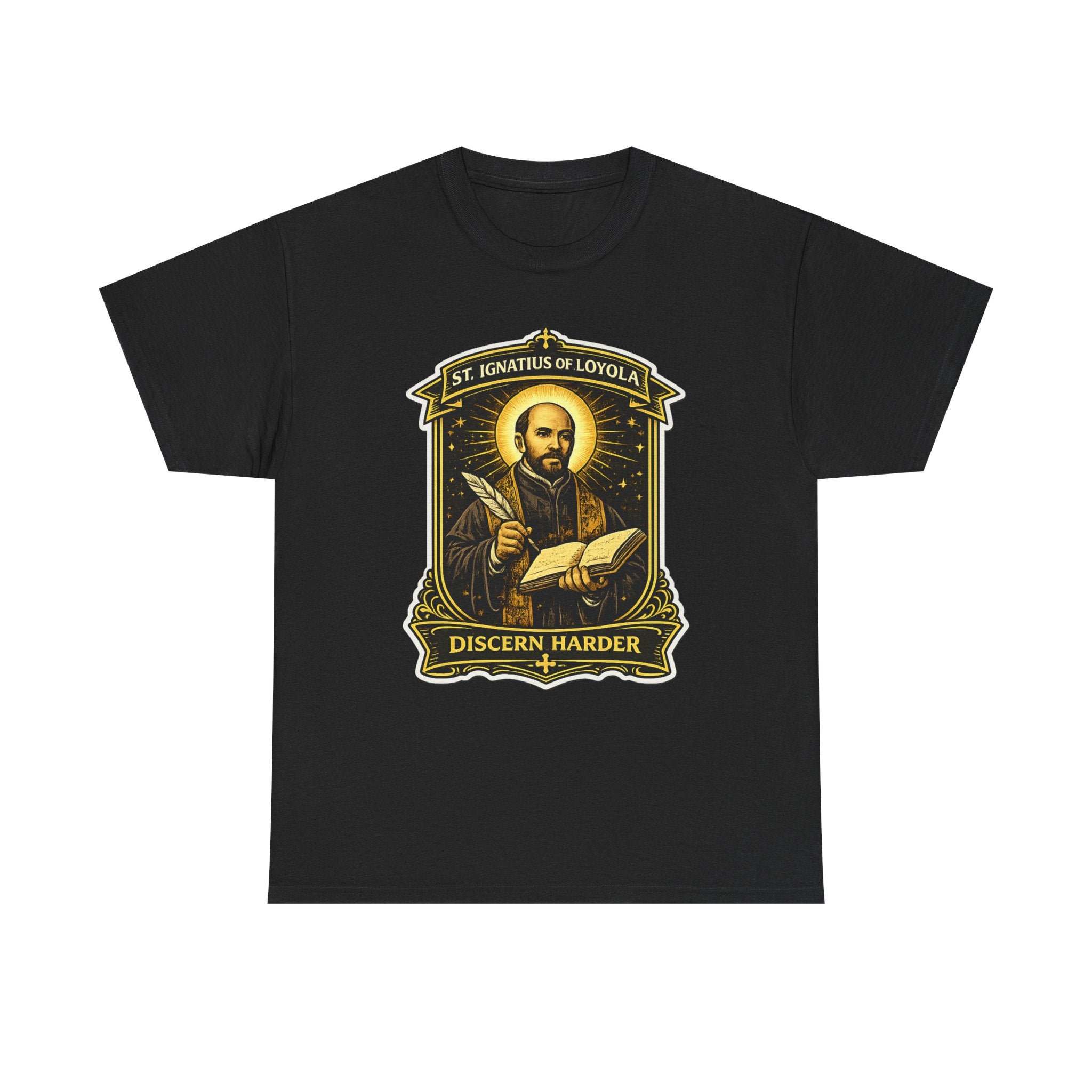St. Ignatius of Loyola 'Discern Harder' Tee