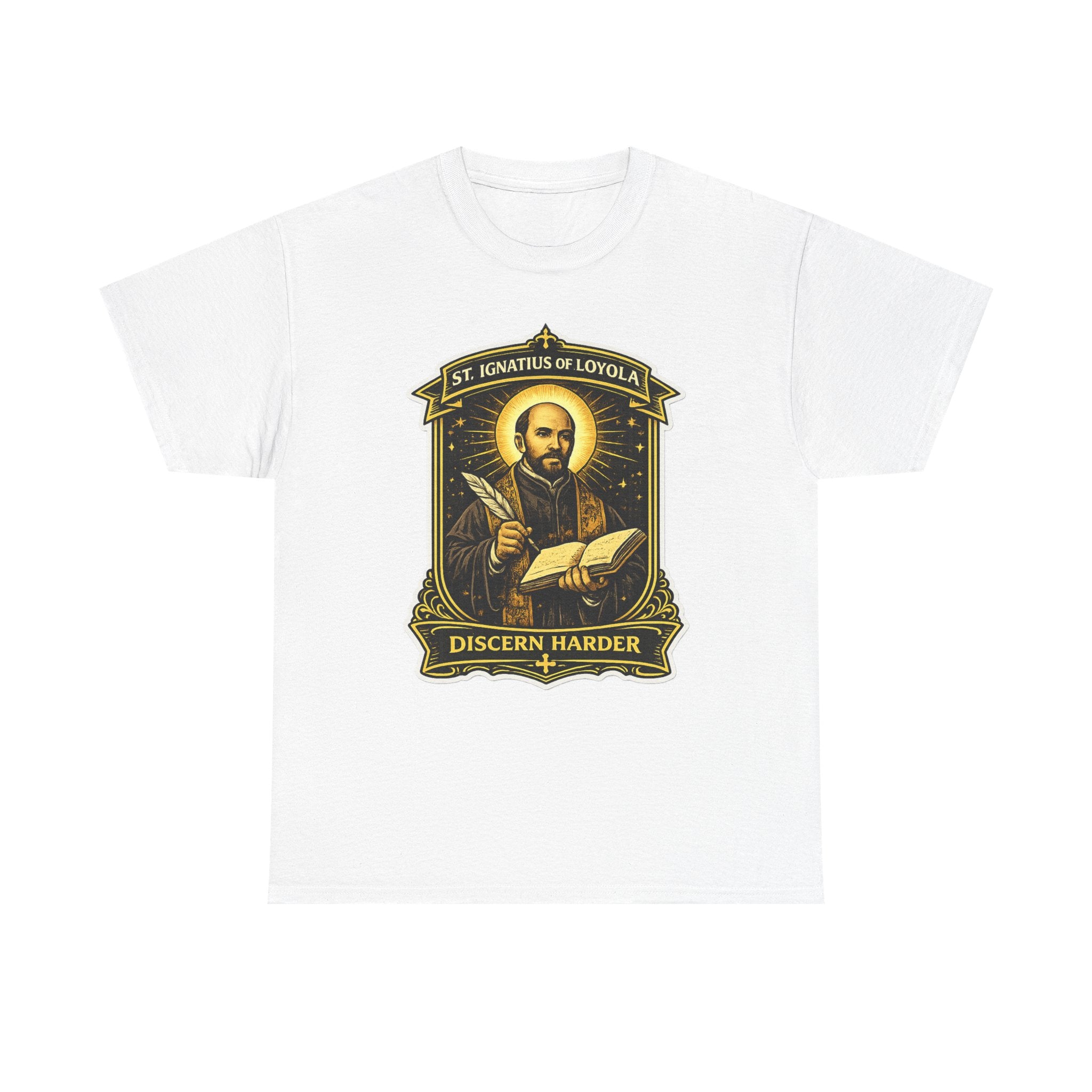St. Ignatius of Loyola 'Discern Harder' Tee