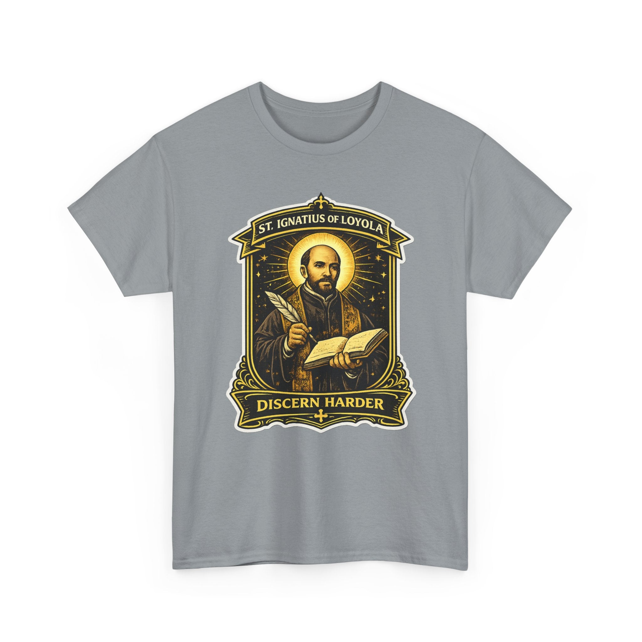 St. Ignatius of Loyola 'Discern Harder' Tee