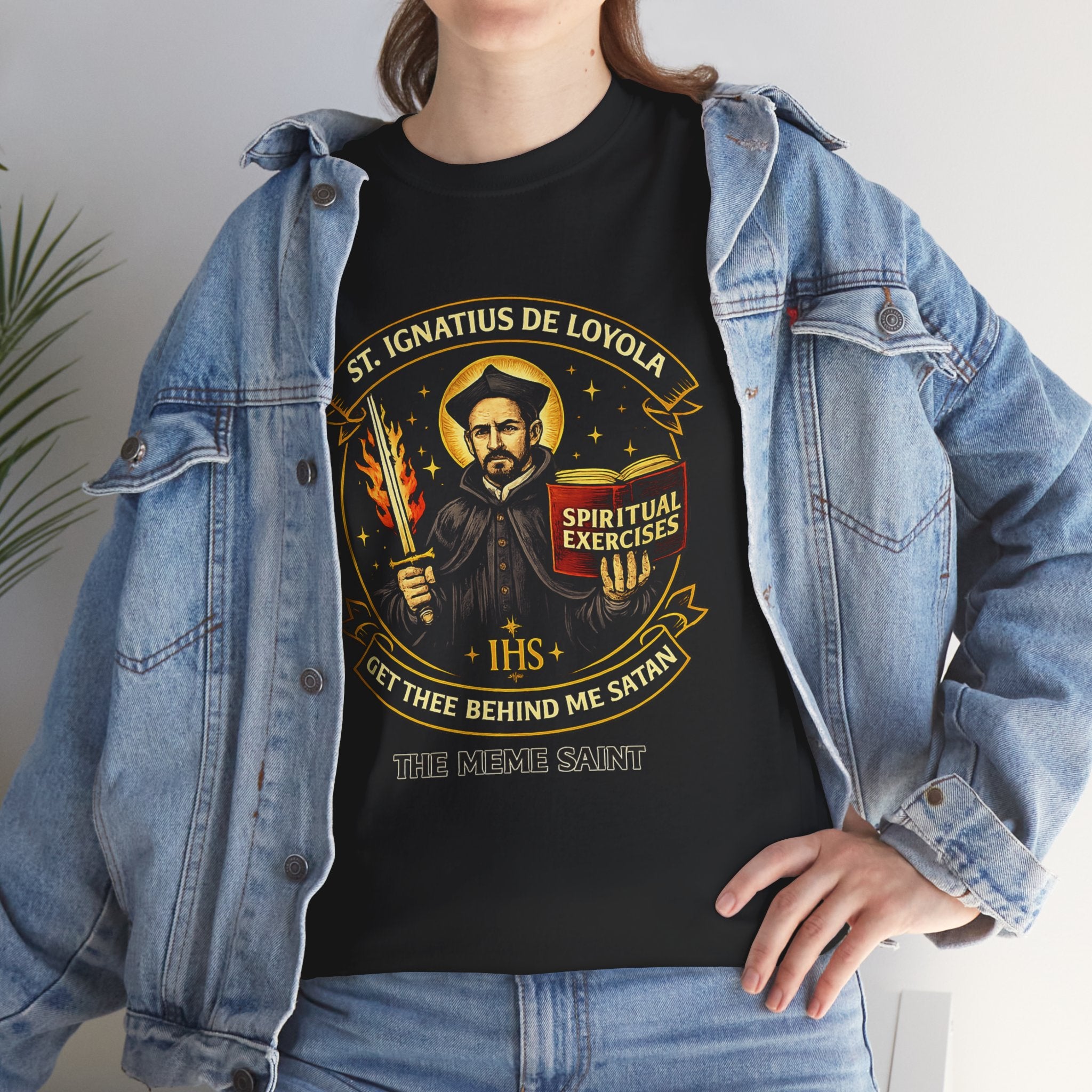 St. Ignatius 'Get Thee Behind Me Satan' Tee